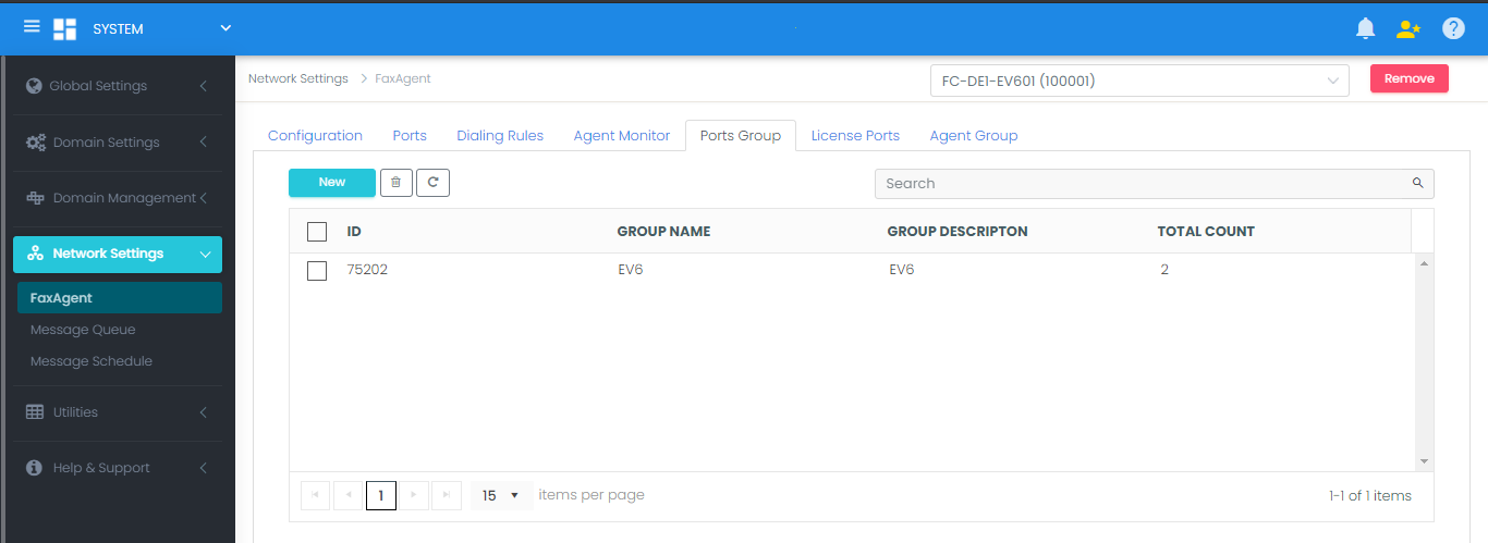 Port Group Management