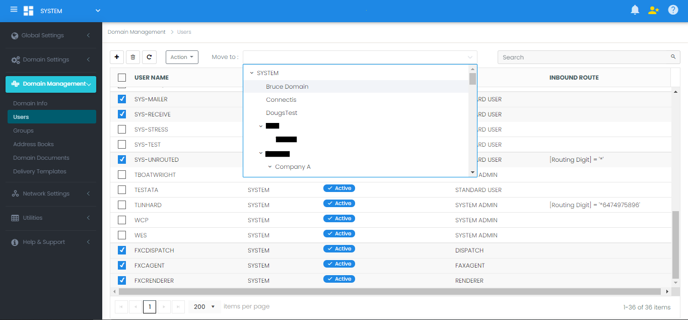Batch User Selection